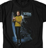 Captain James T. Kirk Star Trek USS Enterprise Retro Sci-Fi TV series CBS906
