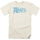 Back To The Future Hello McFly T-shirt adult regular fit graphic tee UNI366