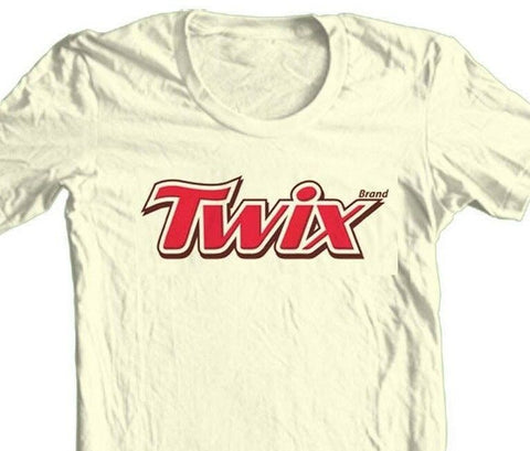 Twix retro candy 70s 80s logo t-shirt for sale