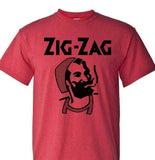 Zig Zag 80s 70s rolling papers pot weed t-shirt for sale