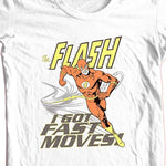 The Flash I Got Fast Moves T-shirt Super Friends DC comics DCO583