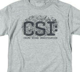CSI t-shirt crime scene fingerprint logo TV drama series graphic series CBS1215