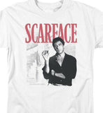 Scarface T-shirt men's classic fit white graphic cotton Tee UNI1003