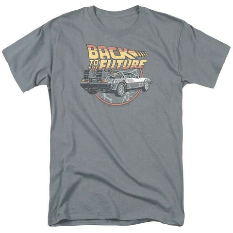Back To Future Logo DeLorean T-shirt men's regular fit cotton tee UNI991