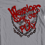 The Warriors T-shirt Come out and play regular fit gray cotton tee PAR438
