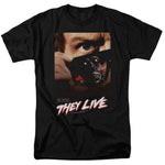 They Live film poster T-shirt Roddy Piper retro style sci fi movie graphic tee for sale