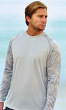 Sun Protection Long Camo Sleeve Dri Fit Neon Green sun shirt base layer SPF 50+