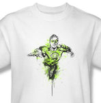 Green Lantern T-shirt Color Splash DC comics book superhero cotton tee GL312