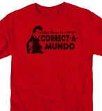 The Fonz Correct-A-Mundo Happy Days T Shirt classic tv show 70s 80s tee  Fonzie graphic tee for sale