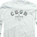 CBGB Retro 70s Punk Rock Bar NY City graphic long sleeve T-shirt CBGB104