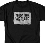 They Live T-shirt Roddy Piper retro style sci fi movie graphic tee for sale