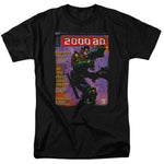 2000 AD Judge Dredd Cover T Shirt  80s 70s retro comic black graphic tee JD103