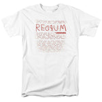 The Shining RedRum t-shirt retro Stephen King horror movie white graphic tee 