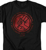Hellboy II Golden Army T Shirt Bureau for Paranormal Research and Defense UNI133