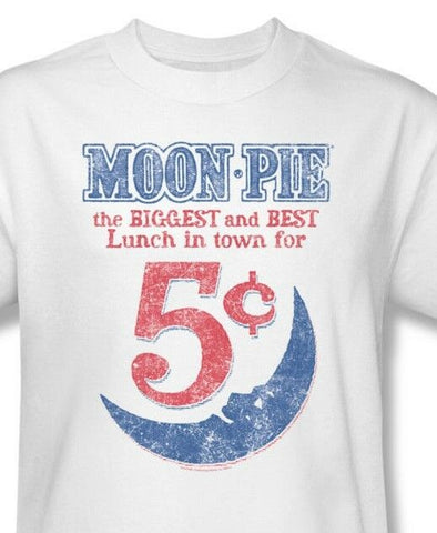 Moon Pie T-shirt Free Shippin vintage style distressed graphic cotton tee MPI108