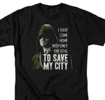 Arrow T-shirt Save My City DC comics TV show super hero graphic Tee ARW120