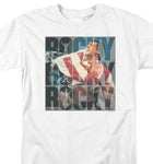 Rocky IV T-shirt men's classic fit crew neck white cotton graphic tee MGM238