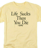 Life Sucks Then You Die Graphic t-shirt classic 80s movie Teen Wolf MGM272