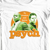 Psych To Predict & Serve T-shirt Shawn and Gus detective TV Show USA NBC696