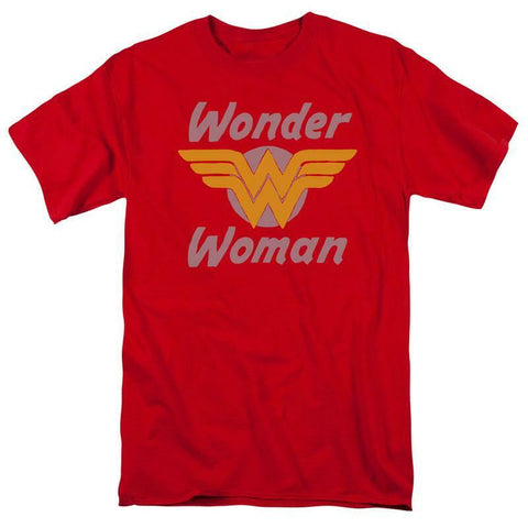 Wonder Woman logo retro vintage for sale tee shirt store