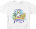 My Little Pony Friends T-shirt classic fit adult graphic cotton white tee