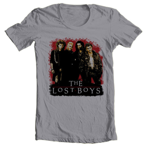 The Lost Boys T-shirt Vampires Tee 80s horror movie retro goth 100% cotton tee for sale