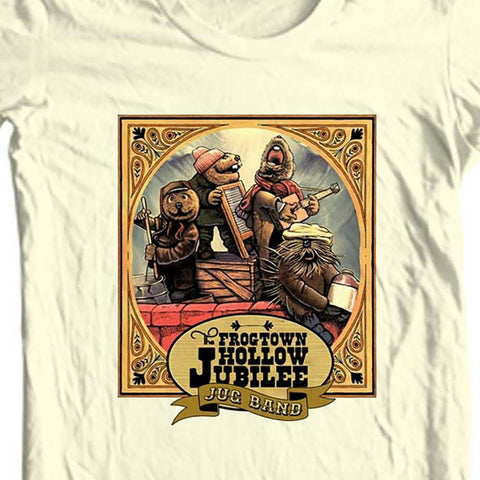 Emmet Otter's Jug-Band Christmas The Frogtown Hollow Jubilee Jug Band T-shirt retro emmett otter Christmas tee for sale online store