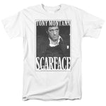Scarface T-shirt men's classic fit white cotton graphic printed tee UNI690