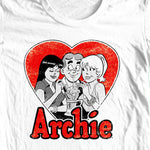 Archie Comics T-shirt retro comics adult regular fit white cotton tee AC119