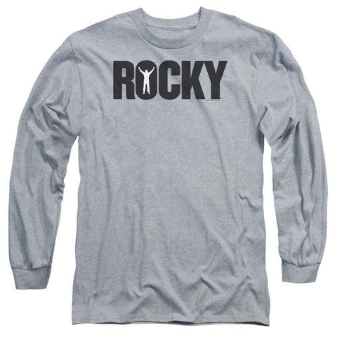 Rocky Classic retro movie T-shirt 70s 80s movie gray long sleeve tee MGM109