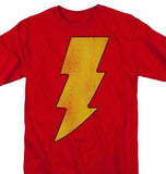 Shazam Lightning Bolt T-shirt retro DC comic cartoon superfriends cotton DCO268