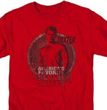 Dexter t-shirt america's favorite television horror show cotton graphic tee SHO358 red