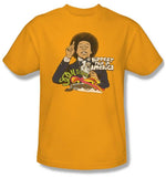 Soul Train T-shirt men's regular fit gold cotton graphic tee crew neck ST105