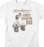 Bloodsport t-shirt retro 80's men's adult regular fit cotton graphic tee MGM399