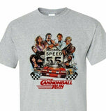 The Cannonball Run t shirt Burt Reynolds 1980s retro movie Smokey and the Bandit