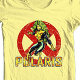 Polaris T-shirt retro X-Factor vintage superhero comics distressed cotton tee