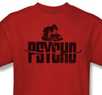 Psycho House T-shirt men's classic fit red cotton graphic printed tee UNI201
