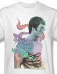 Bruce Lee t-shirt 70s enter dragon white vintage cotton tee BLE113