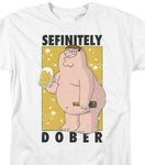 Family Guy t-shirt "Sefinitely Dober" Peter Griffin comedy tv graphic tee TCF525