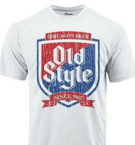 Old Style Dri Fit graphic T-shirt moisture wicking beer beach SPF 50 Sun Shirt