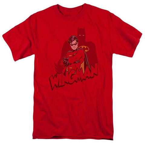 Robin Night Wing Batman DC Comics Retro red graphic cotton t-shirt BM2021