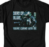 RoboCop Dead or Alive Retro 80's action movie graphic t-shirt MGM119
