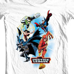 Justice League T-shirt adult classic fit cotton graphic tee DC comics JLA103