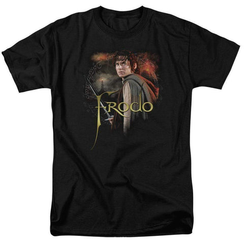 Lord of the Rings Frodo Baggins Ring bearer Elijah Wood graphic t-shirt LOR1021