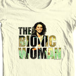 Bionic Woman t-shirt retro TV adult regular fit cotton tan graphic tee NBC132