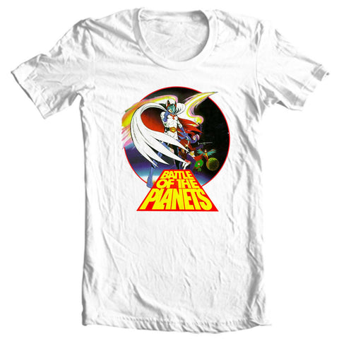 Battle of the Planets Retro Saturday Morning Cartoons T-Shirt Anime Graphic Tee