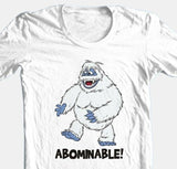 Bumble Abominable Snowman t-shirt retro Christmas design men's cotton tee