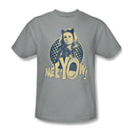 Catwoman T-shirt Mee-Yow men's classic fit gray cotton graphic tee BMT117