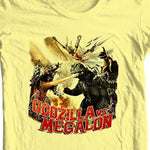 Godzilla vs Megalon T-shirt men's crew neck graphic printed tee
