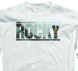 Rocky Retro Boxing Movie Balboa Creed graphic long sleeve white T-shirt MGM239